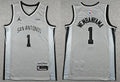 Men’s San Antonio Spurs #1 Victor Wembanyama Gray 2025-26 Statement Edition Jersey