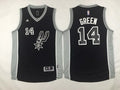 Men’s San Antonio Spurs #14 Danny Green Revolution 30 Swingman 2015-16 Black Jersey