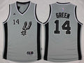 Men’s San Antonio Spurs #14 Danny Green Revolution 30 Swingman 2015-16 Gray Jersey
