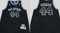 Men’s San Antonio Spurs #44 George Gervin “Iceman” Black Throwback Swingman Jersey