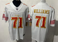 Mens San Francisco 49ers #71 Trent Williams Rivalry Collection F.U.S.E. Limited Jersey White