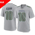 Men’s Seattle Seahawks #10 Cooper Kupp Nike Gray Atmosphere Fashion Game Jersey