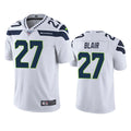 Mens Seattle Seahawks #27 Marquise Blair Nike White Vapor Limited Jersey