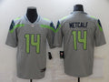 Men’s Seattle Seahawks DK Metcalf #14 Gray Inverted Legend Jersey