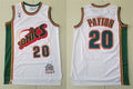Men’s Seattle Supersonics #20 Gary Payton White Mitchell & Ness 1995-96 Hardwood Classics Jersey