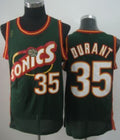 Men’s Seattle Supersonics #35 Kevin Durant 1995-96 Green Swingman Jersey