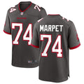 Mens Tampa Bay Buccaneers #74 Ali Marpet Nike Pewter Alternate Vapor Limited Jersey