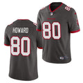 Mens Tampa Bay Buccaneers #80 O.J. Howard Nike Pewter Alternate Vapor Limited Jersey