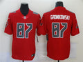 Mens Tampa Bay Buccaneers #87 Rob Gronkowski Nike Red Color Rush Vapor Limited Jersey