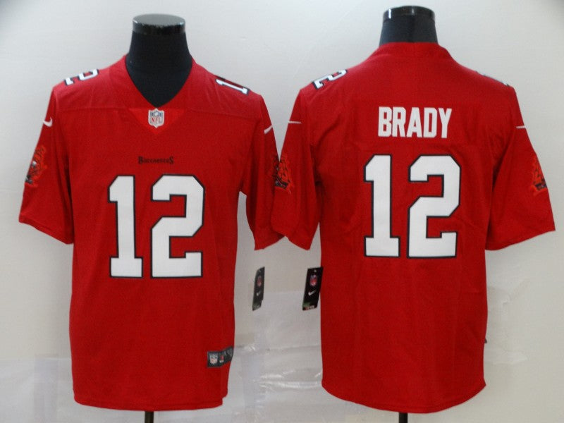 Men’s Tampa Bay Buccaneers Tom Brady #12 Red Jersey