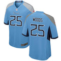 Mens Tennessee Titans #25 Xavier Woods Nike Light Blue Alternate Vapor F.U.S.E. Limited Jersey