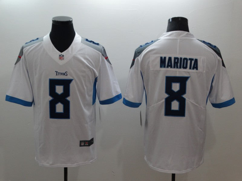 Men’s Tennessee Titans Marcus Mariota #8 White Jersey