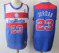 Men’s Washington Bullets #23 Michael Jordan Nike Blue Throwback Jersey