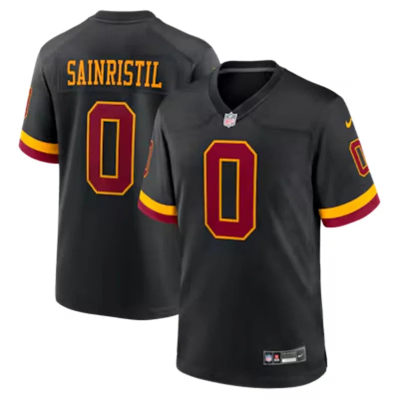 Mens Washington Commanders #0 Mike Sainristil 2026 Black Alternate Vapor F.U.S.E.Limited Jersey