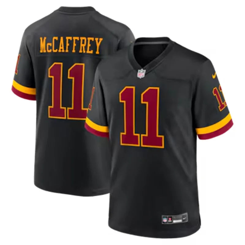 Mens Washington Commanders #11 Luke McCaffrey 2026 Black Alternate Vapor F.U.S.E.Limited Jersey