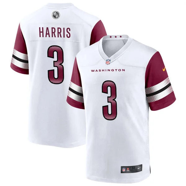 Mens Washington Commanders #3 Will Harris Nike White Away Vapor Limited Jersey