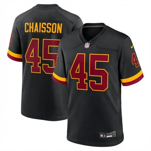 Mens Washington Commanders #45 K’Lavon Chaisson 2026 Black Alternate Vapor F.U.S.E.Limited Jersey