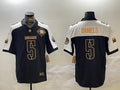 Men’s Washington Commanders Jayden Daniels #5 Black Jersey