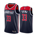 Mens Washington Wizards #33 Kyle Kuzma Navy Statement Edition Jersey