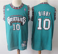 Mens’s Memphis Grizzlies #10 Mike Bibby Hardwood Classics Blue Throwback Swingman Jersey
